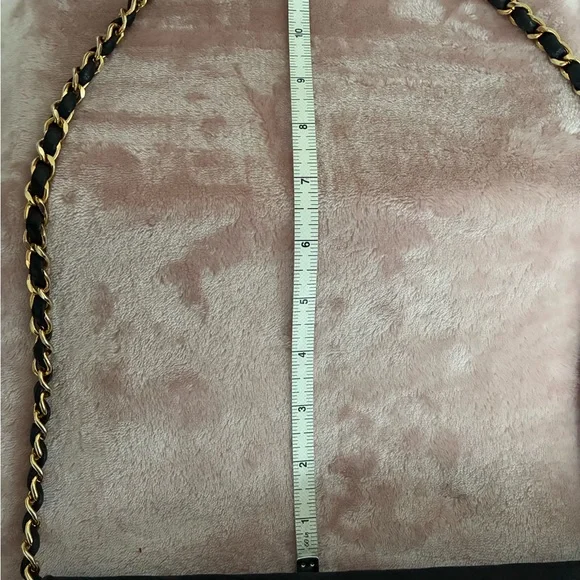 CHANEL Elegant Black Lambskin, Shoulder Bag or Clutch ~ 24K Gold Accent - Picture 8 of 17